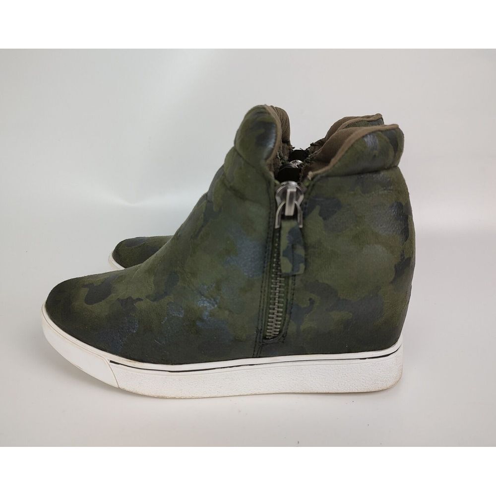 Sugar Womens Glorify High Top Zipper Fashion Sneakers, Gray, Size 8.5